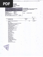 Invoice Excavator SN J10587