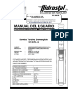 Manual Turbina Bomba Sumergible PI 51443 PDF