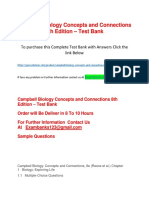 Campbell Biology Concepts and Connections 8th Edition – Test Bank