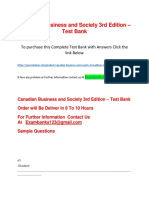 Canadian Business and Society 3rd Edition – Test Bank