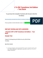 Claywell LPN to RN Transitions 3rd Edition – Test Bank