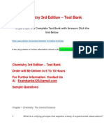 Chemistry 3rd Edition - Test Bank