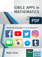 MOBILE APPS in MATHEMATICS