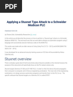 Applying A Stuxnet Type Attack To A Schneider Modicon PLC - Airbus CyberSecurity