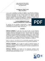 Acuerdo Horario Judicial Distrito de Zipaquira