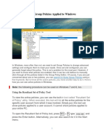 How To See All The Group Policies Applied To Windows