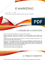 Plantilla Plan de Marketing Digital