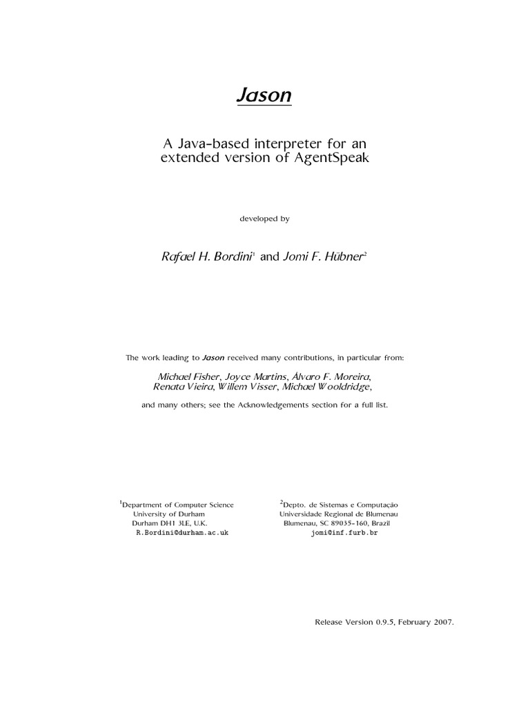 Jason PDF | PDF | Computer Programming | Programming Language