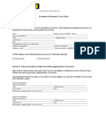 Customer Access Request Form (FR)