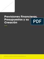 Previsiones Financieras, Presupuesto y Su Creacion