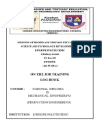 ND Mech Eng Production Logbook A4 Final