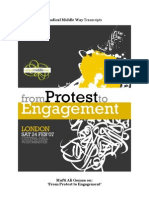Mufti Ali Gomaa on "From Protest to Engagement"