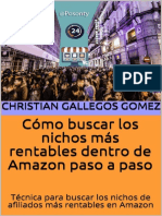 Cómo Buscar Los Nichos Más Rentables Dentro de Amazon Paso A Paso - Christian Gallegos PDF