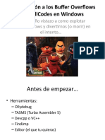 Introducción A Los Buffer Overflows y ShellCodes
