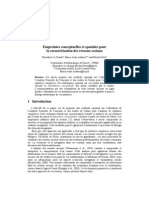 Empreintes conceptuelles et spatiales pour la caract&eacute;risation des r&eacute;seaux sociaux