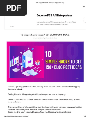 150+ blog post ideas to make your blogging life easy_