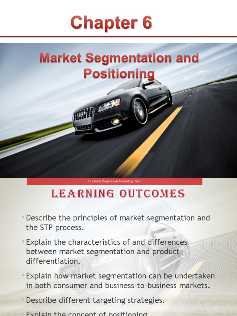 Segmentation and Positioning | PDF | Market Segmentation | Marketing