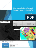 Micromarket Analysis of Various Sectors in NOIDA
