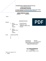 Format Surat Perintah Tugas