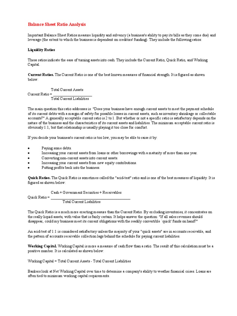 Ratio Analysis Market Review | PDF | Dividend | Leverage (Finance)
