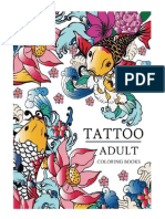 Tattoo Adult Coloring Books