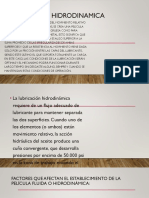 Lubricación hidrodinámica: formación de la película lubricante