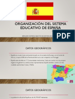 Organización Del Sistema Educativo de España