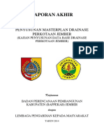 2014 Kajian Penyusunan Data Base Drainase Perkotaan Jember PDF