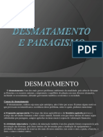 Trabalho Desmatamento e Paisagismo