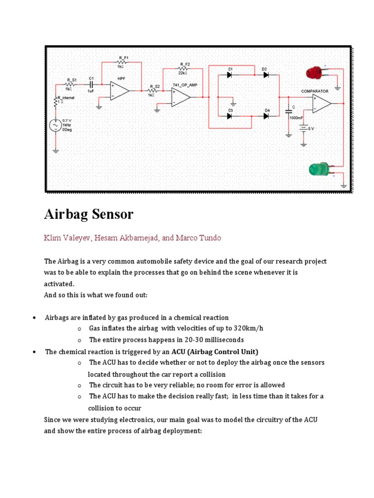 Exploring the Inner Workings of Airbag Deployment Systems: A Look at