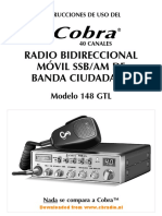 Manual Cobra 148GTL ESP PDF