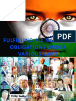 Fulfilling All National Obligations Under Various Laws