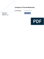 Logic Techniques of Formal Reasoning by Donald Kalish and Richard Montague