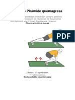 Circuito quemagrasa pirámide HIIT 250 reps