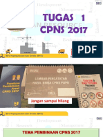 Rangkaian Tugas 1 CPNS 2017