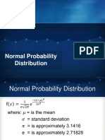 Normal Proby Distribution