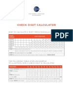 Check Digit Calculator PDF