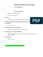 Fluid Lab Report PDF