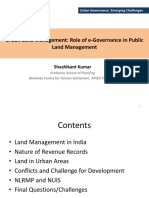 Urban Land Challenges and Role of E-Governance