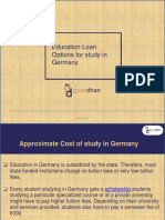 Education Loan For Study in Germany