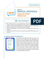 Kurikulum 2013 Revisi Laporan Hasil Observasi