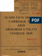 TM 9-755 76-mm Gun Motor Carriage M18 and Armored Utility Vehicle M39 1945