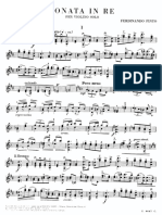 Pinto Sonata in Re Violino Solo PDF