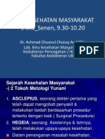 Perkembangan Ilmu Kesehatan Masyarakat