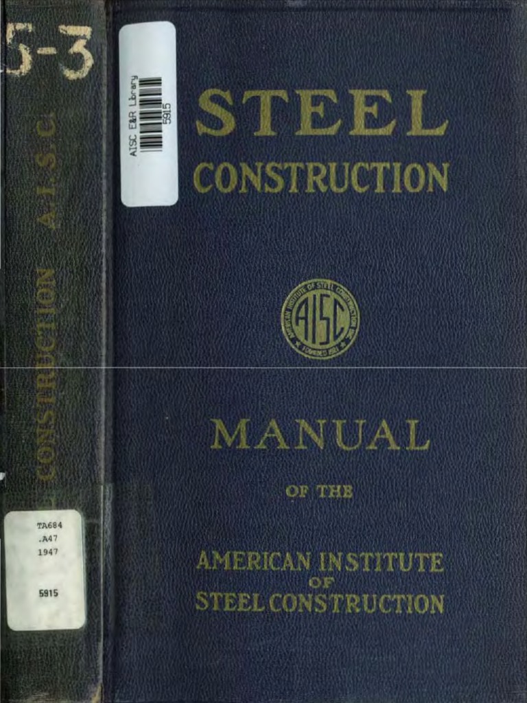 Steel Construction Manual Of Aisc Pdf Bending Structural Steel