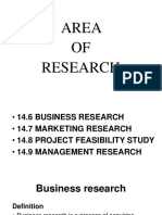 Areas of Research