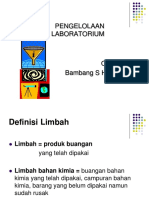 Pengelolaan Limbah Lab