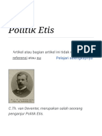 Politik Etis - Wikipedia bahasa Indonesia, ensiklopedia bebas.pdf