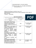 Model Program Kinetic