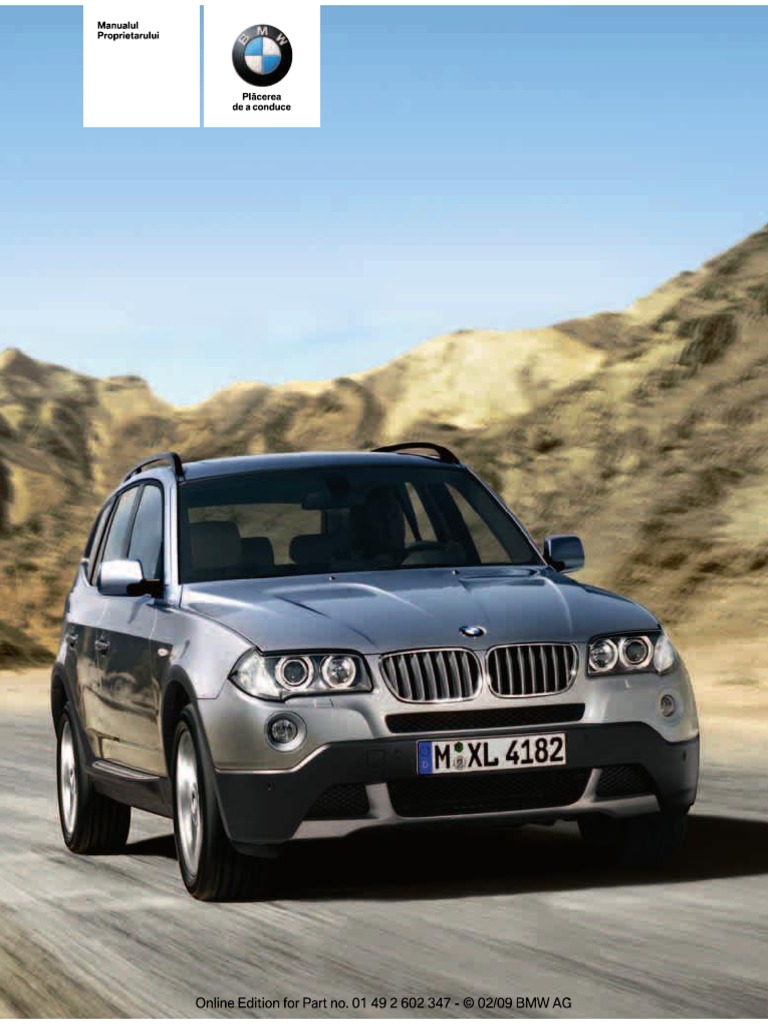 2018 BMW X3 OWNER S MANUAL PDF FREE DOWNLOAD visual data 7